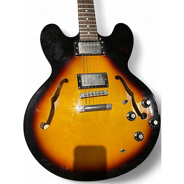 Used Epiphone Dot Studio 2 Color Sunburst Hollow Body Electric Guitar