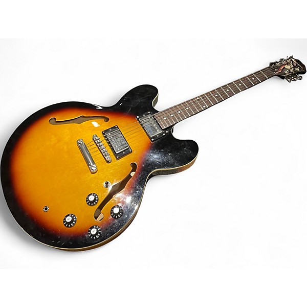 Used Epiphone Dot Studio 2 Color Sunburst Hollow Body Electric Guitar