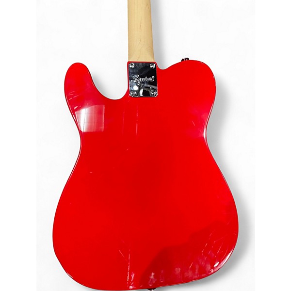 Used Squier Sonic Telecaster Torino Red Solid Body Electric Guitar