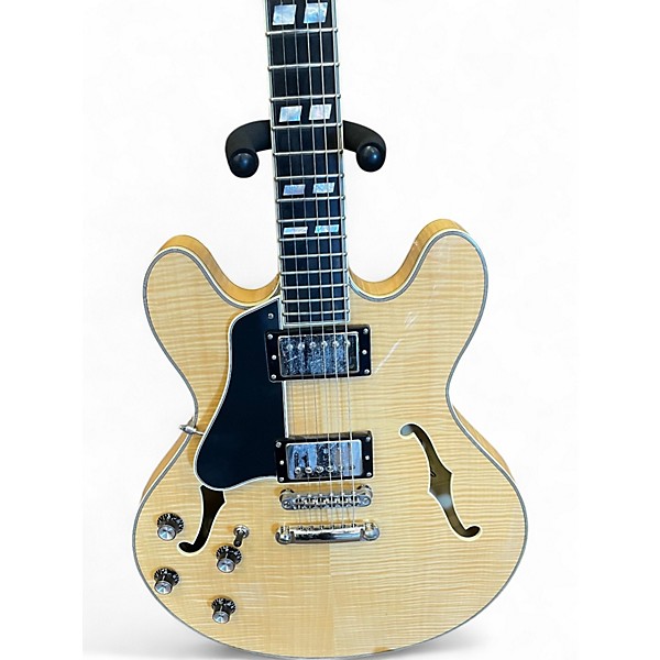 Used Eastman T486L-BD Blonde Hollow Body Electric Guitar