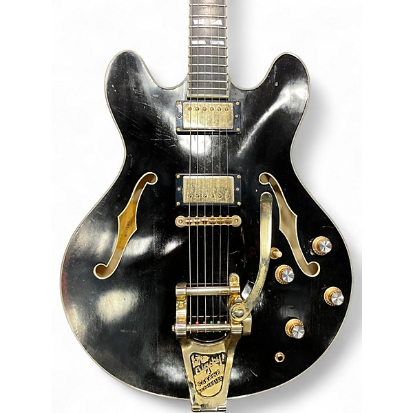 Used Eastman T59B V-LTD BK Antique Black Hollow Body Electric Guitar