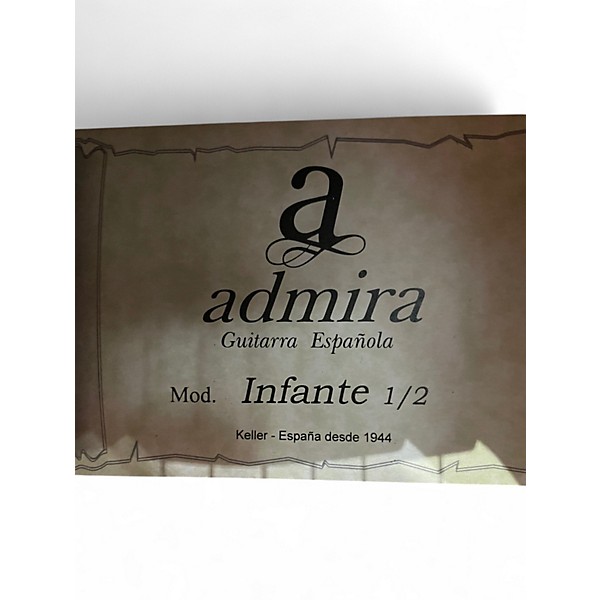 Used Admira Infante 1/2 Size Natural Classical Acoustic Guitar