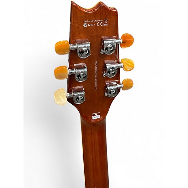 Used ESP LTD TL6 Quilt Maple Burst Acoustic Electric Guitar