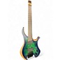 Used Agile Chiral Parallax 7 Green Blue Burst Solid Body Electric Guitar thumbnail