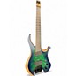 Used Agile Chiral Parallax 7 Green Blue Burst Solid Body Electric Guitar