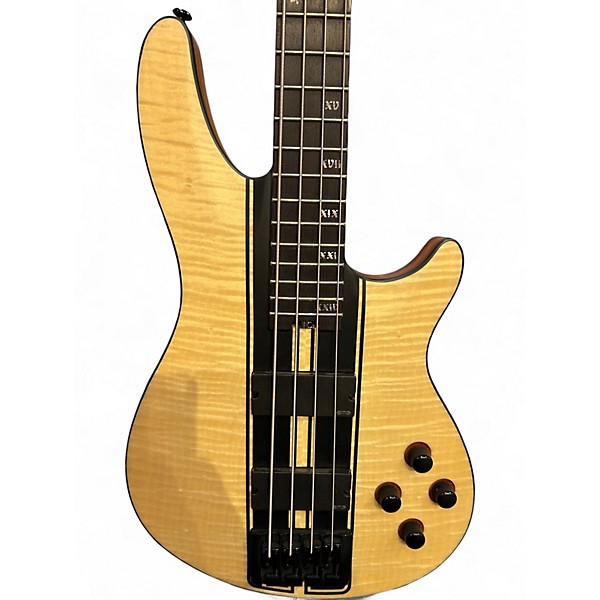 Used Schecter Guitar Research C4 GT 4 String Natural Electric Bass Guitar