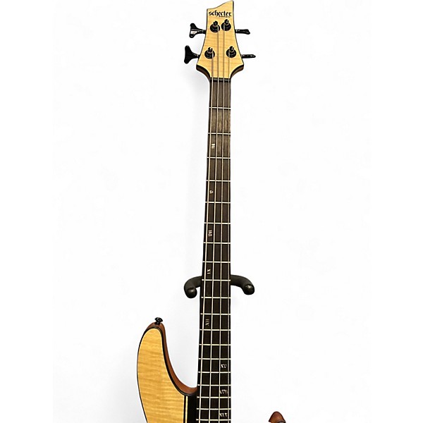 Used Schecter Guitar Research C4 GT 4 String Natural Electric Bass Guitar