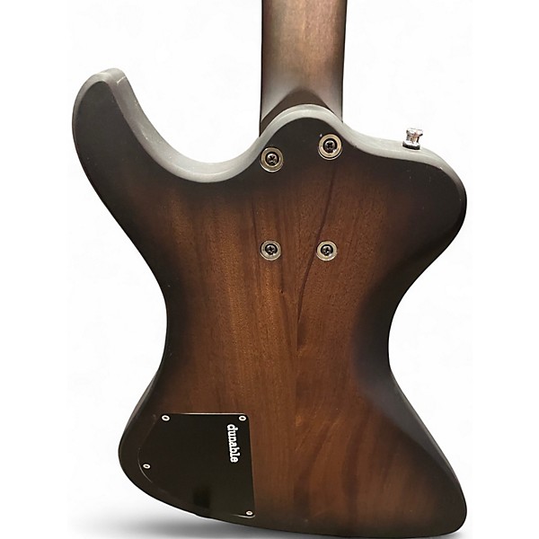 Used Dunable Guitars R2 USA Satin Ebony Burst Electric Bass Guitar