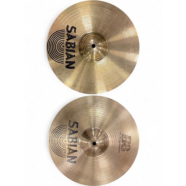 Used SABIAN 13in B8 Hi Hat Pair Cymbal