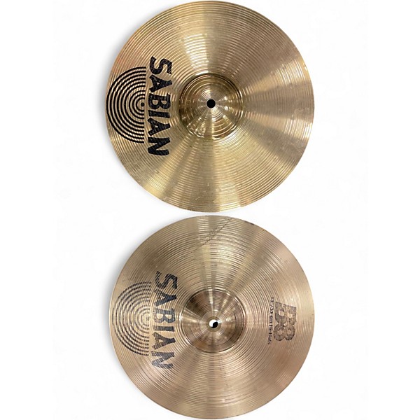 Used SABIAN 13in B8 Hi Hat Pair Cymbal