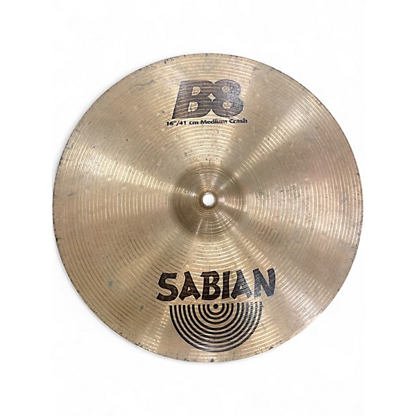 Used SABIAN 16in B8 Medium Crash Cymbal