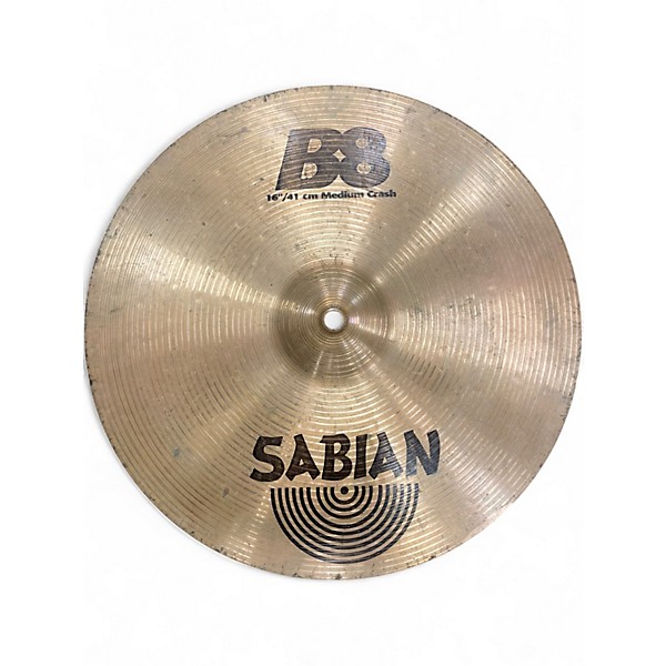 Used SABIAN 16in B8 Medium Crash Cymbal