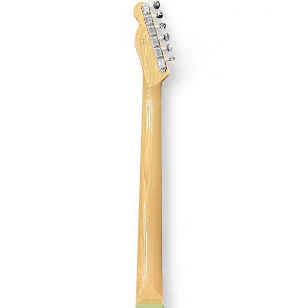 Used Squier Paranormal Baritone Cabronita Telecaster Surf Green Solid Body Electric Guitar