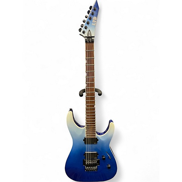 Used ESP LTD MH400 Blue Pearl Fade Solid Body Electric Guitar