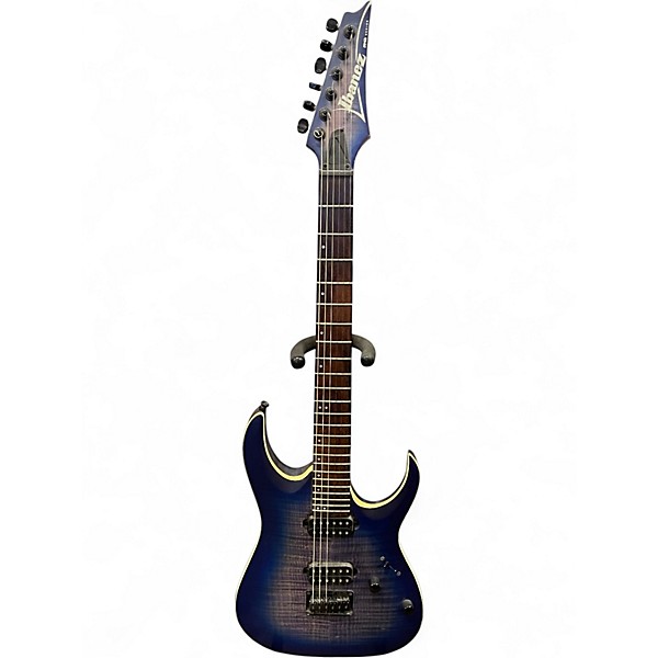 Used Ibanez RGA42FM Blue Lagoon Burst Solid Body Electric Guitar