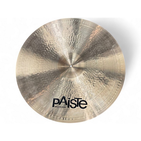 Used Paiste 24in 2002 BLACK BIG BEAT RIDE Cymbal