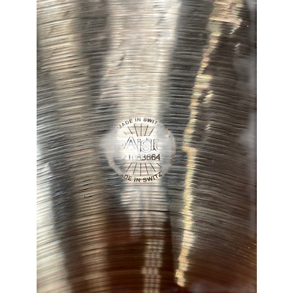 Used Paiste 24in 2002 BLACK BIG BEAT RIDE Cymbal