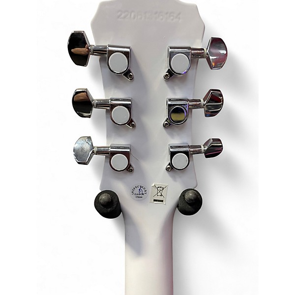 Used Epiphone les paul junior Macto Tool Edition white blue and red Solid Body Electric Guitar