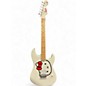 Used Fender Hello Kitty White Solid Body Electric Guitar