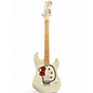 Used Fender Hello Kitty White Solid Body Electric Guitar