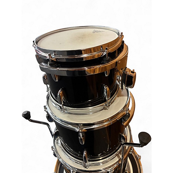 Used Gretsch Drums 4 Piece Renown Black Drum Kit