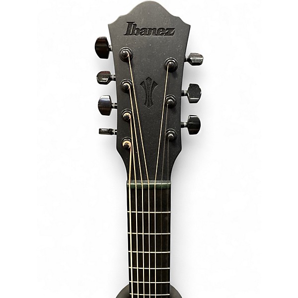 Used Ibanez AEG721 Satin Black Acoustic Electric Guitar