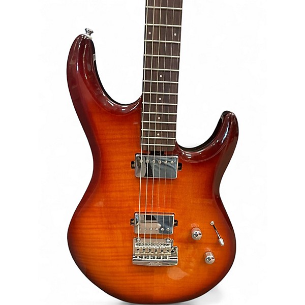 Used Sterling by Music Man LK100 HAZEL BURST Solid Body Electric Guitar
