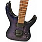 Used ESP LTD MH350FR Trans Purple Burst Solid Body Electric Guitar