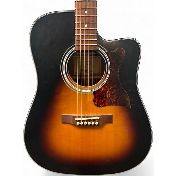 Used Epiphone Masterbuilt DR400 MCE VSS 3 Color Sunburst Acoustic Guitar