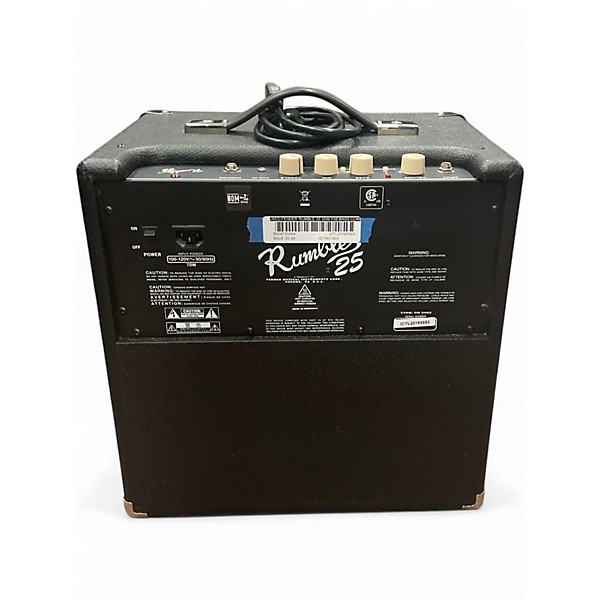 Used Fender Rumble 25 25W 1x8 Bass Combo Amp