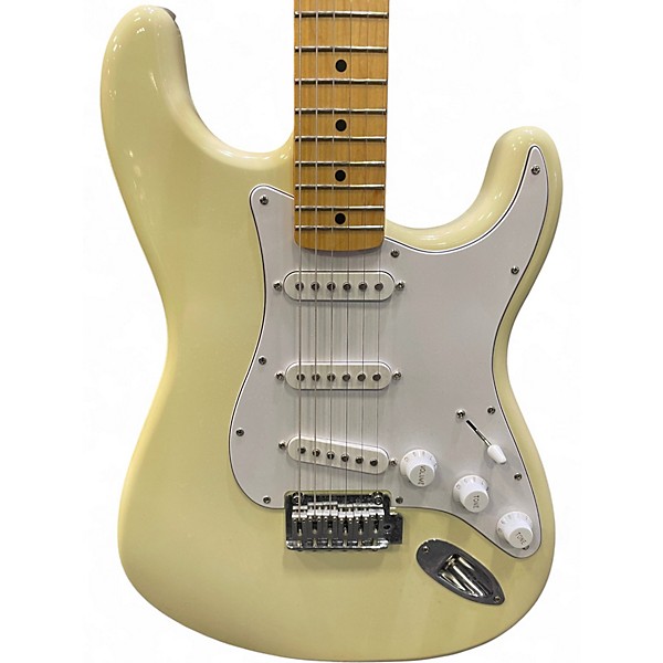 Used Fender Standard Stratocaster Olympic White Solid Body Electric Guitar