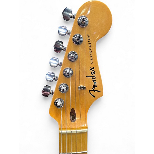 Used Fender Standard Stratocaster Olympic White Solid Body Electric Guitar