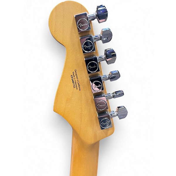 Used Fender Standard Stratocaster Olympic White Solid Body Electric Guitar