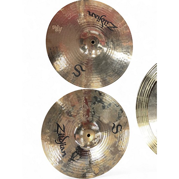 Used Zildjian 14in S Family hats Cymbal