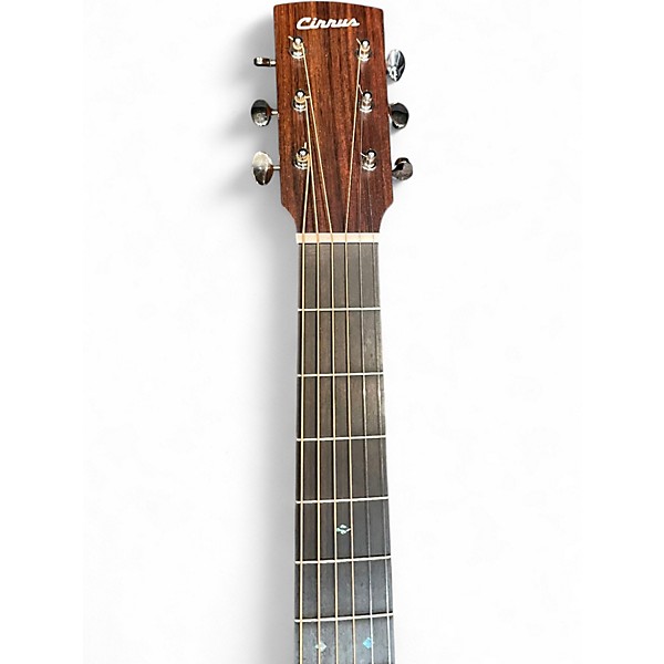 Used Cirrus CD12 Dreadnought Natural Acoustic Electric Guitar