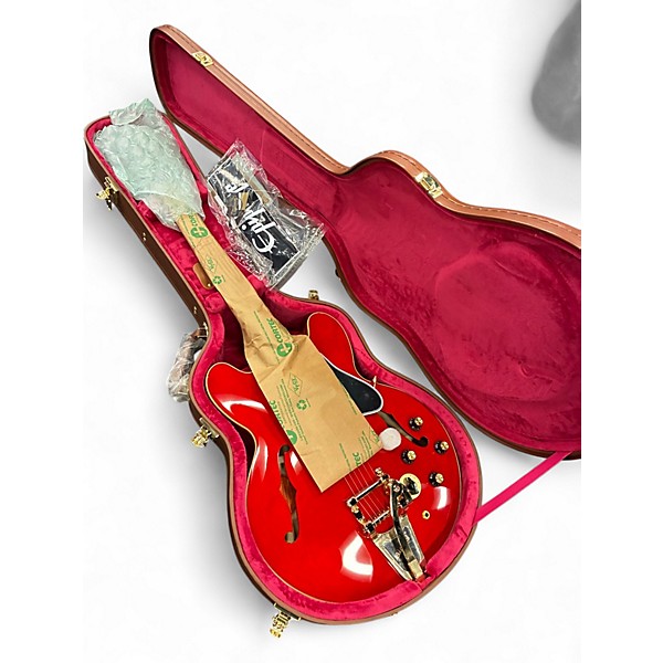 Used 2025 Epiphone Back To The Future ES-345 Sixties Cherry Hollow Body Electric Guitar
