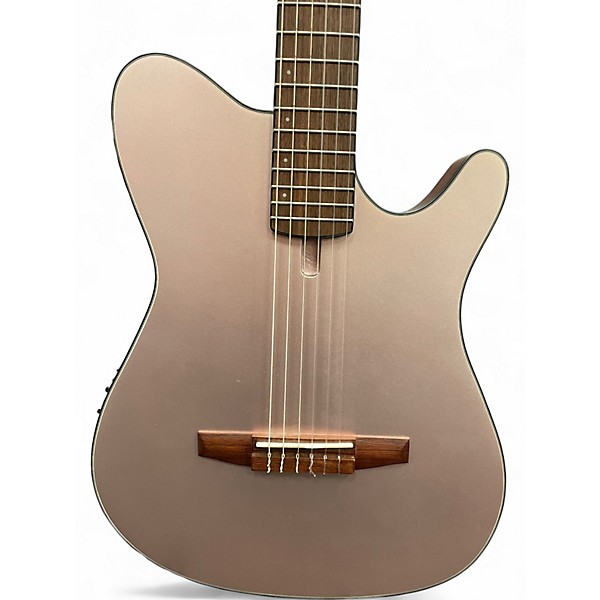 Used Ibanez FRH10N ROSE GOLD METALLIC FLAT Classical Acoustic Electric Guitar