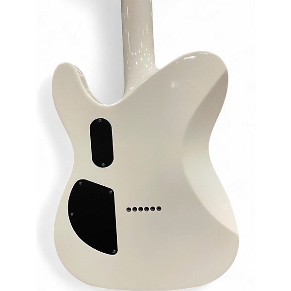 Used ESP LTD Deluxe TE1000 White Solid Body Electric Guitar