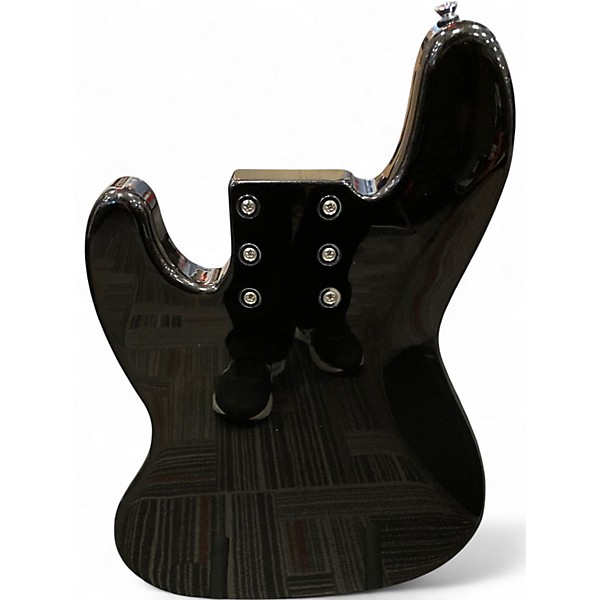 Used Squier AFFINITY JAZZ BASS VI Metallic Black Electric Bass Guitar