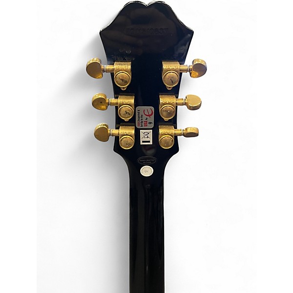 Used Epiphone BB King Lucille Black and Gold Hollow Body Electric Guitar