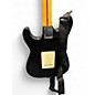 Used Squier Korean Standard Stratocaster Black Solid Body Electric Guitar