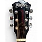 Used Washburn WA90CE Trans Black Acoustic Electric Guitar