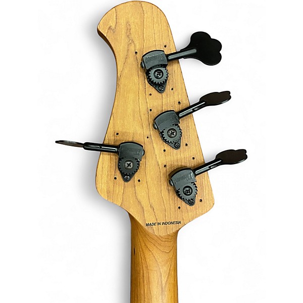 Used Sterling by Music Man Ray34 Blue Burst Electric Bass Guitar