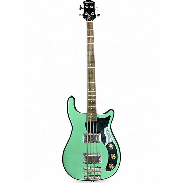 Used Epiphone Embassy Green Metallic Electric Bass Guitar