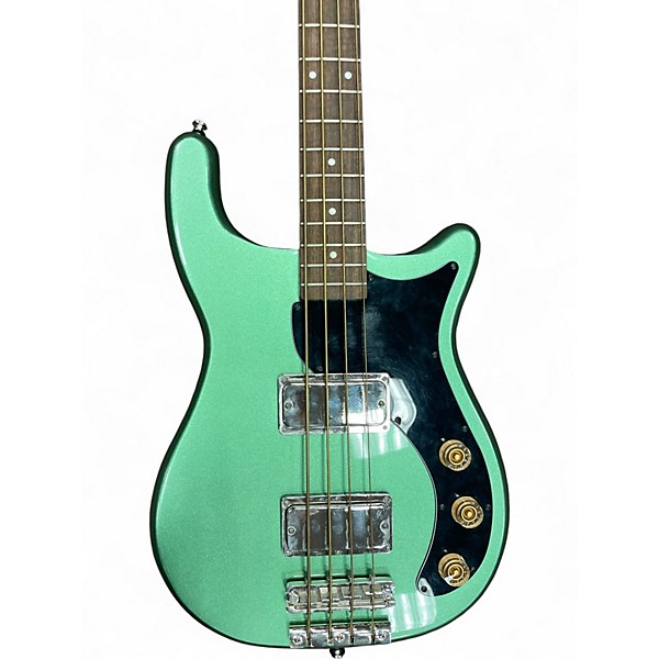 Used Epiphone Embassy Green Metallic Electric Bass Guitar