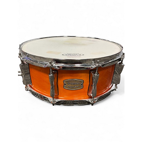 Used Yamaha 14X5.5 Stage Custom Snare HONEY AMBER Drum