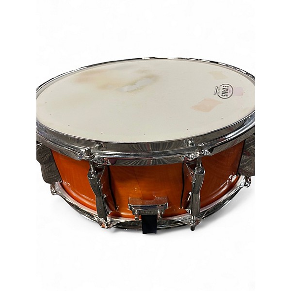 Used Yamaha 14X5.5 Stage Custom Snare HONEY AMBER Drum