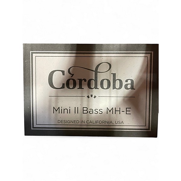 Used Cordoba MINI II BASS MH-E Natural Acoustic Bass Guitar