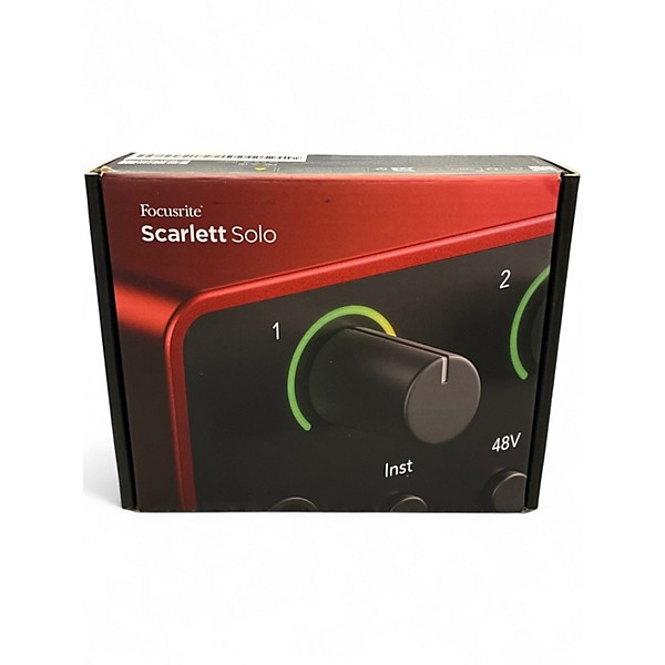 Used Focusrite solo gen 4 Audio Interface