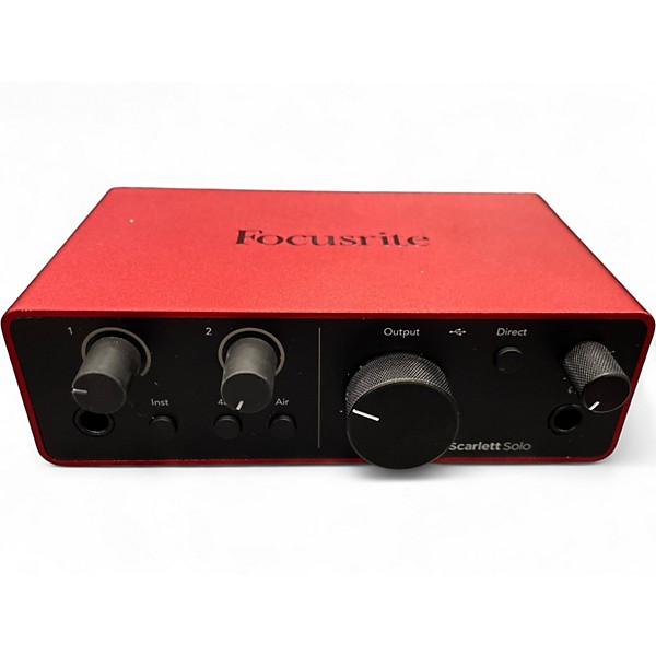Used Focusrite solo gen 4 Audio Interface